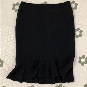 Express Design Studio ruffle bottom skirt